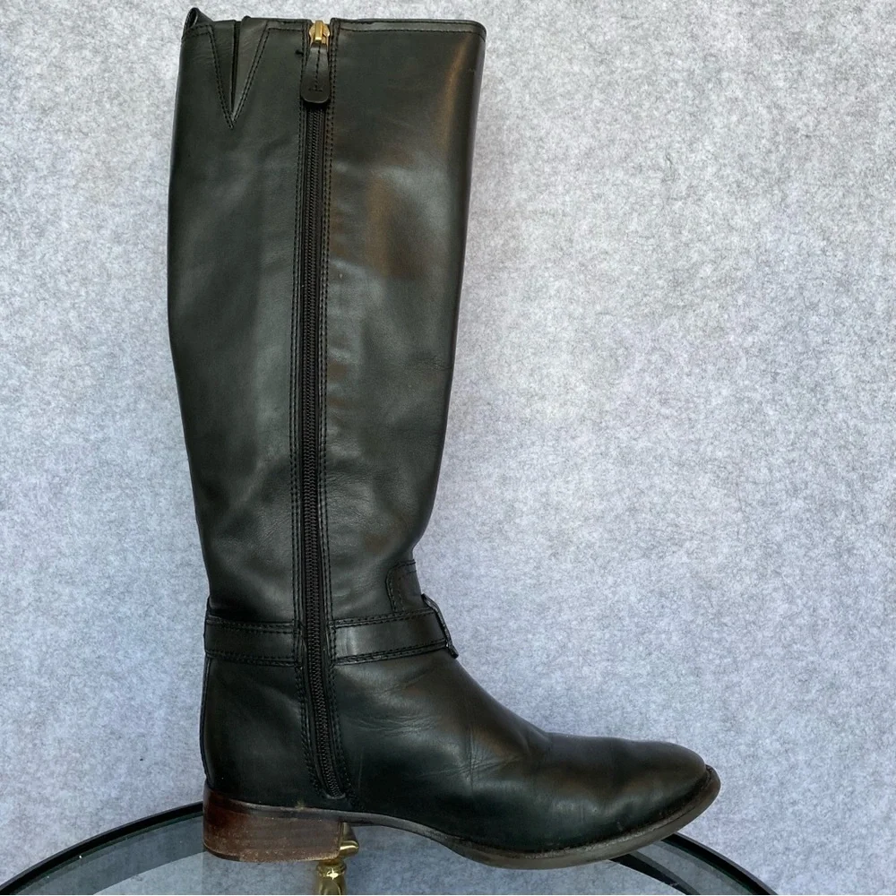 T21 Tory Burch Bristol Equestrian Boots 6.5